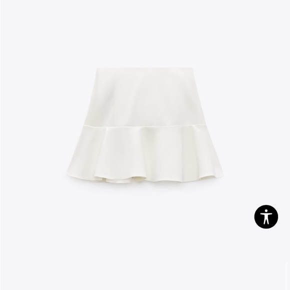 Zara bow trim skort - Picture 2 of 4